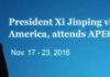 ปธน.จีนเดินทางเยือนลาตินอเมริกา เข้าร่วมการประชุม APEC
