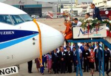 สายการบินนิวเจนนิมนต์เจ้าคุณธงชัยเจิมเครื่องบินลำที่ 10