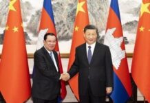 ผู้นำจีนและกัมพูชาร่วมกันเปิดยุคใหม่แห่งการสร้างประชาคมที่มีอนาคตร่วมกันของสองประเทศ