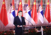 สีจิ้นผิงร่วมงานเลี้ยงต้อนรับในเบลเกรด