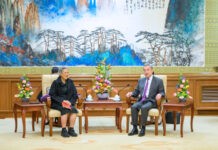 หวังอี้เข้าเฝ้าฯ กรมสมเด็จพระเทพฯ ณ กรุงปักกิ่ง